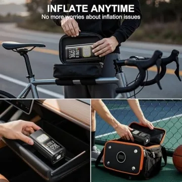 HIPOM Portable Tire Inflator - Fast 150PSI Air Pump