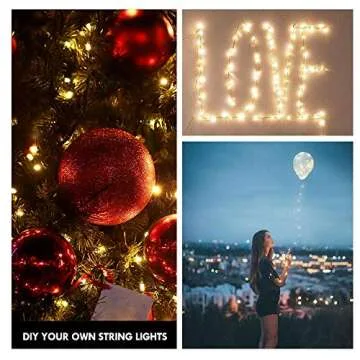 BRYUBR Photo Clip String Light 33Ft LED Decor