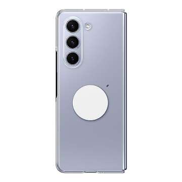 SAMSUNG Galaxy Z Fold5 Clear Gadget Phone Case, Protective Cover with Grip, Kickstand, Accessories a...