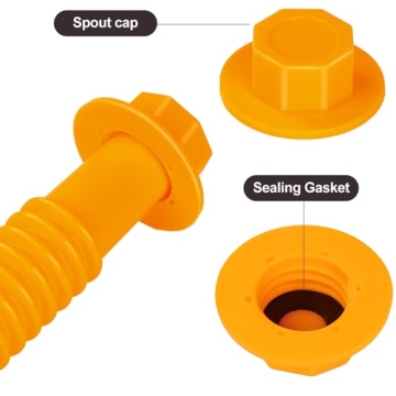 Gas Can Spout Replacement Kit - 5 Flexible Nozzles
