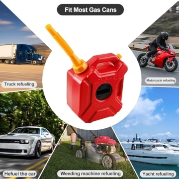 Gas Can Spout Replacement Kit - 5 Flexible Nozzles