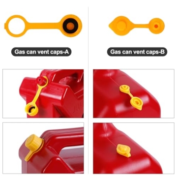 Gas Can Spout Replacement Kit - 5 Flexible Nozzles