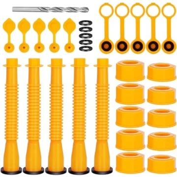 Gas Can Spout Replacement Kit - 5 Flexible Nozzles