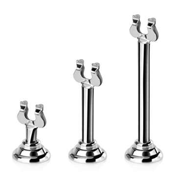 Triton Harp Clip Style Place Card Holders - Set of 12