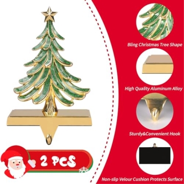 Enhance Your Holiday Decor with JUSTOTRY Christmas Stocking Holders