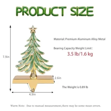 Enhance Your Holiday Decor with JUSTOTRY Christmas Stocking Holders