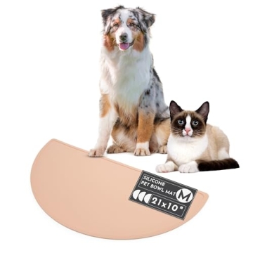 Should We Go? - Waterproof Silicone Pet Food Mat - Non-Slip, Spill-Proof Feeding Mats for Floors, Ra...