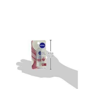 NIVEA Care & Color Sheer Berry Lip Care 0.17 Ounce Carded Pack
