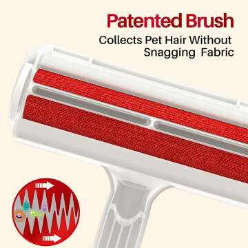 Pet Hair Remover & Lint Rollers for Couch & Carpet
