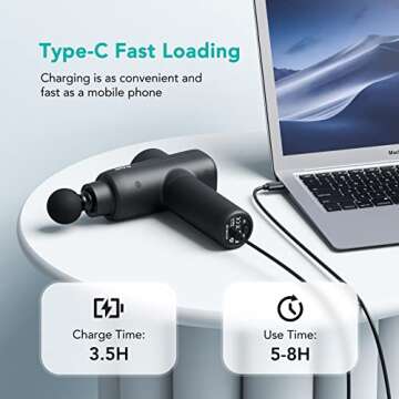 opove M3 Percussion Massage Gun for Pain Relief and Recovery