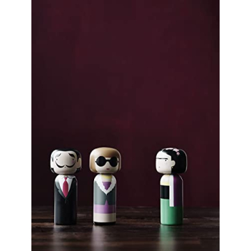 Lucie Kaas Frida Kokeshi Doll Unique Art Gift