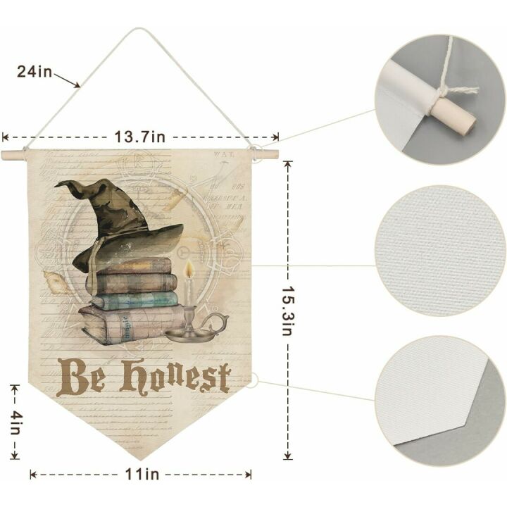 Magical Girls Canvas Banner for Room Decoration