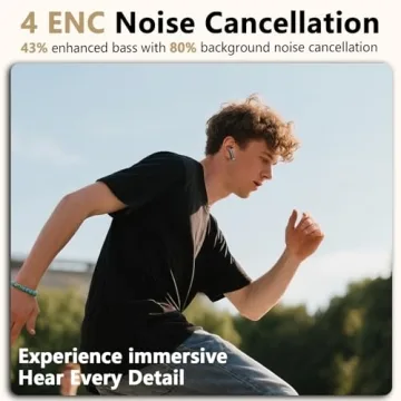 Wireless Earbuds with 56H Playtime and Waterproof Design