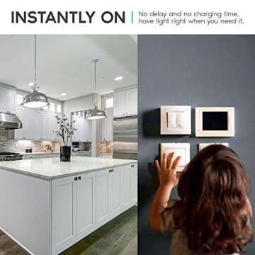 LUXRITE A19 LED Light Bulbs - Bright, Dimmable, and Energy Efficient 4 Pack