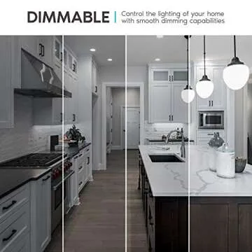 LUXRITE A19 LED Bulbs Dimmable 5000K 1600 Lumens