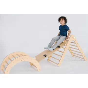 Beright 4 in 1 Pikler Triangle Gym for Safe Play
