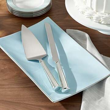 Kate Spade New York Darling Point "Mr. And Mrs." 2Pc Dessert Set