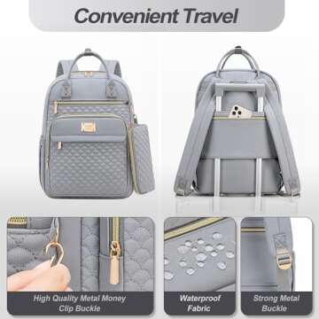 Stylish Tealari Laptop Backpack for Women, Durable & Functional
