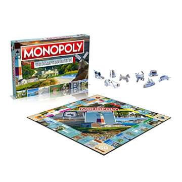Monopoly Board Game - The Hamptons Edition: 2-6 Players Family Board Games for Kids and Adults, Boar...