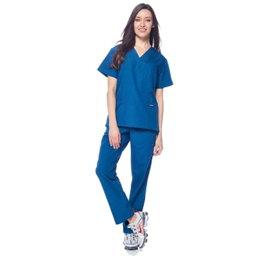 Dagacci Medical Uniform Womens Medical Scrub Set - Vivid, Durable, Stylish