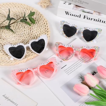 Etercycle Heart Sunglasses for Brides - Bachelorette Essentials
