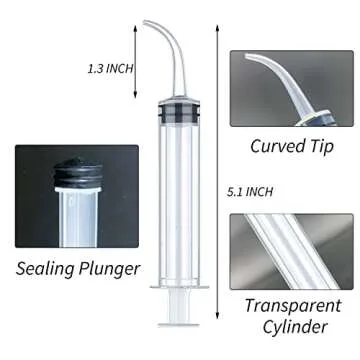 Wisdom Teeth Syringe 50 Pack for Dental Care and More