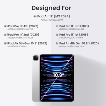 OPAKIT iPad Case with Detachable Backlit Keyboard