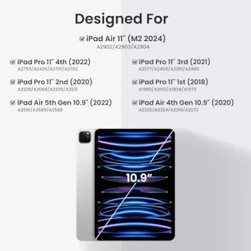 OPAKIT iPad Case with Detachable Backlit Keyboard