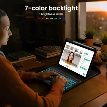 OPAKIT iPad Case with Detachable Backlit Keyboard