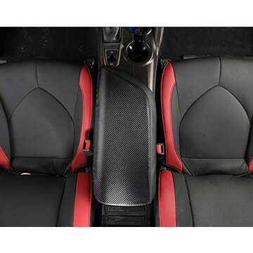 INTGET Car Center Console Armrest Cover for Toyota Camry Accessories 2018-2024 2019 2020 2021 2022 2...