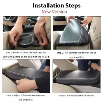 INTGET Car Center Console Armrest Cover for Toyota Camry Accessories 2018-2024 2019 2020 2021 2022 2023 Interior Camry SE/XSE Arm Rest Seat Cover Middle Console Lid Protector (Carbon Fiber Texture)