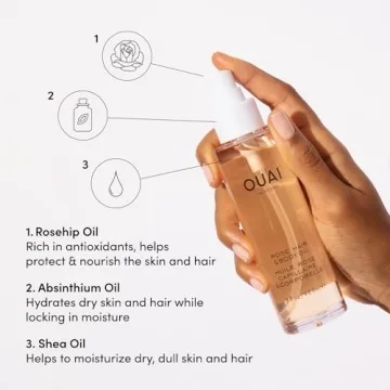 OUAI Rose Hair & Body Oil for Skin and Hair Moisture
