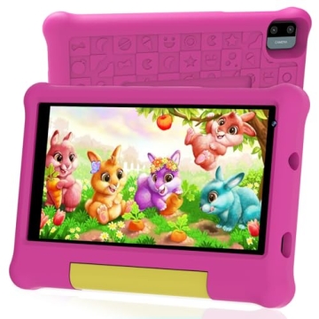 ApoloSign Kids Tablet with Case 7-inch Android 13 Tablet for Kids, 32GB, Parental Control, WiFi, Blu...