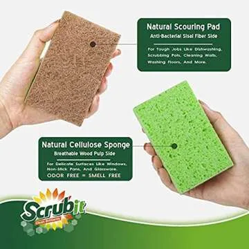 Natural Sponge by Scrubit - Eco-Friendly and Biodegradable