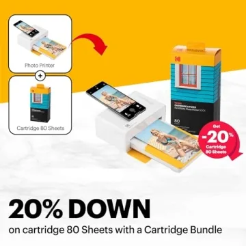KODAK Dock Plus Photo Printer with 90 Sheets