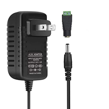 inShareplus 12V Power Supply, 12 Voltage 2A 24W Switching Power Supply, Drive, Power Adapter, AC 110...