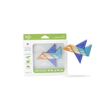 Tegu 6 Piece Travel Pal Magnetic Block Set for Kids