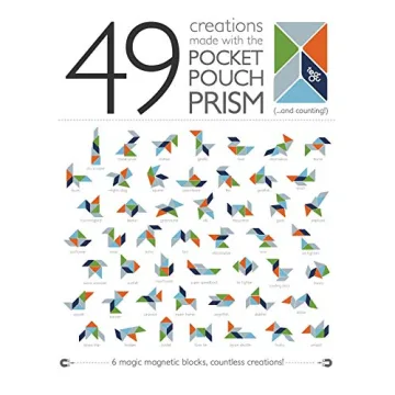 Tegu 6 Piece Travel Pal Magnetic Block Set for Kids