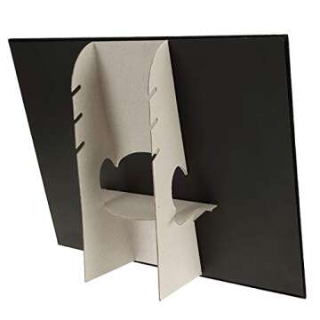 Foraineam 3 Pack Black Velvet Jewelry Display with 17 Hooks Necklace Tray Organizer Pad Bracelets Pendants Chains Showcase Stands