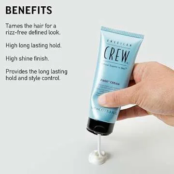 AMERICAN CREW Men's Fiber Cream for Hold & Shine