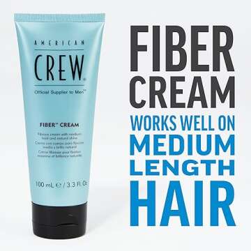 AMERICAN CREW Men's Fiber Cream for Hold & Shine