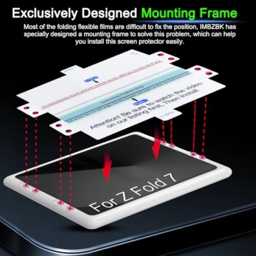 IMBZBK Privacy Screen Protector Bundle for Galaxy Z Fold 7