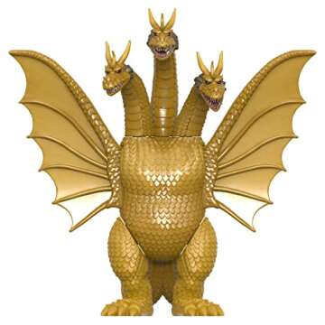 Super7 Toho Godzilla King Ghidorah - 3.75" Toho Godzilla Action Figure Classic Movie Collectibles an...