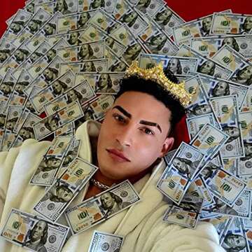 Gold King Crown for Men, Prince Birthday Crowns for Men Boys Cosplay Royal Crown Prom Halloween