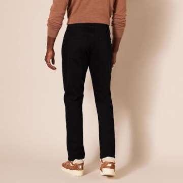 Slim-Fit Black Jeans for Men - 28W x 30L