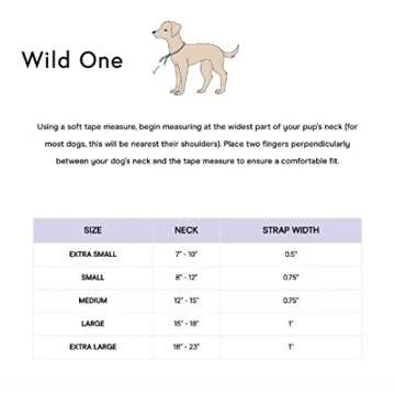 Wild One Dog Collar, The Original Easy-Clean, All Weather Flex-Poly Strap with Metal, Durable, Dirt and Odor Resistant, Size XL, Tan