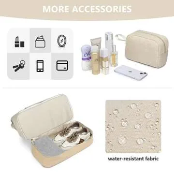 Chic Weekender Bags for Women, Travel Duffel with USB Charge