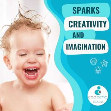 CaaOcho Butterfly Fish - Safe Natural Rubber Bath Toy