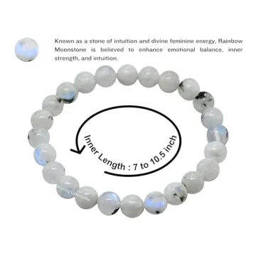 Rainbow Moonstone Bracelet - Stylish Healing Gift for All
