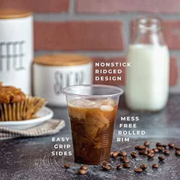 Framo 9 Oz Clear Plastic Cups, For Any Occasion, BPA-Free Disposable Transparent Ice Tea, Juice, Soda, and Coffee Glasses for Party, Picnic, BBQ, Travel, and Events, (240, clear)